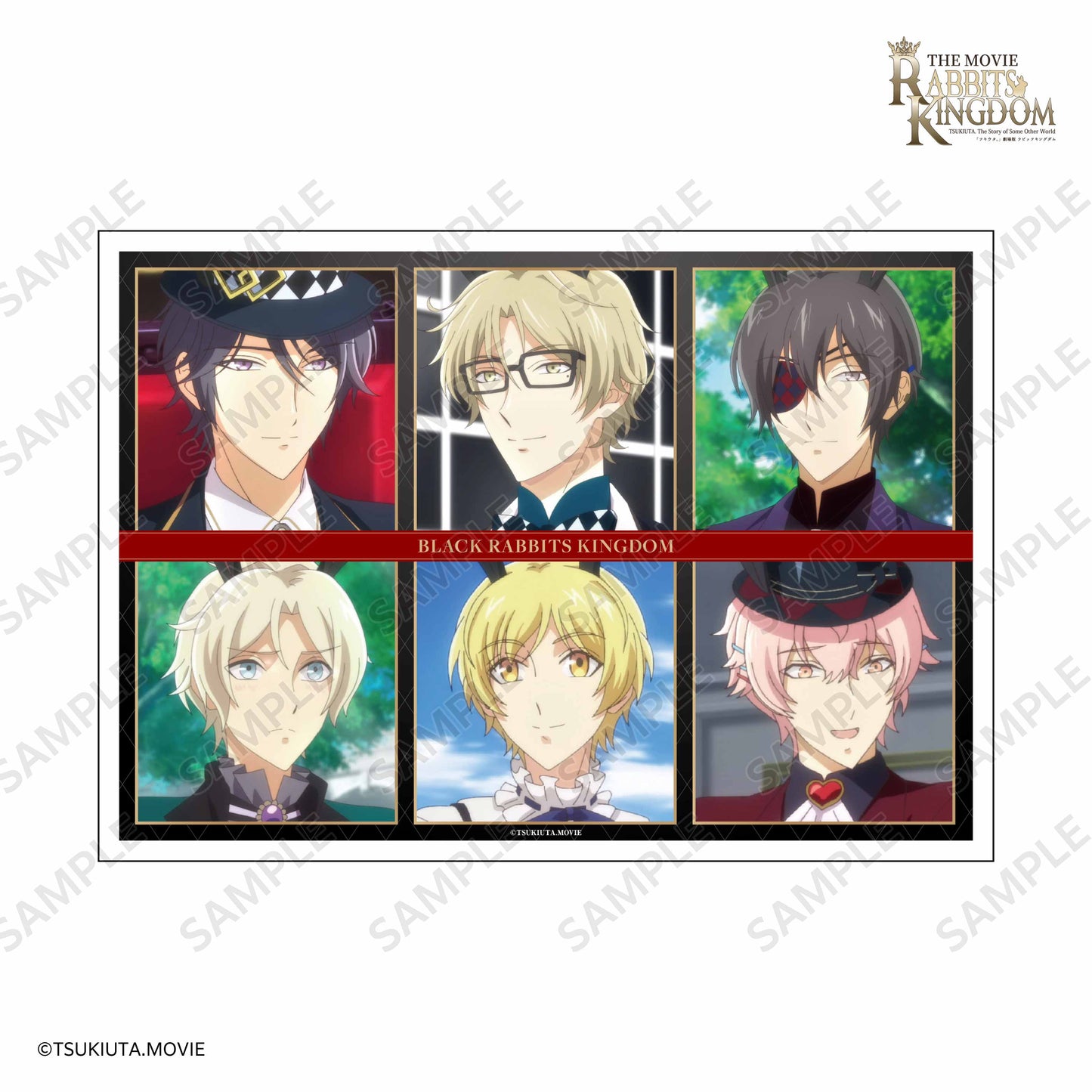 A5判アクリルプレート 黒兎王国 /「ツキウタ。」劇場版 RABBITS KINGDOM THE MOVIE