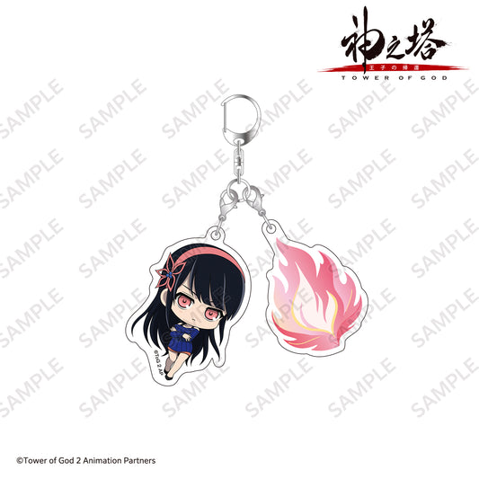 Mini caractère 2 Keychain acrylique Rika / TV Anime "Shinno Tower -Tower of God -return of Prince"