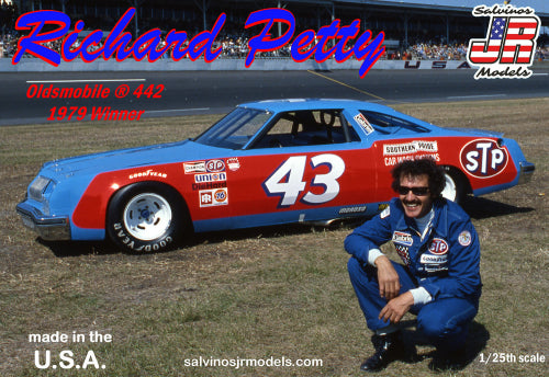 【サルビノスJRモデルズ】1/25 NASCAR 1979 デイトナ500ウイナー オールズモビル442 #43
