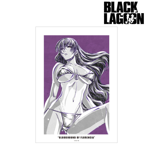 【アルマビアンカ】BLACK LAGOON ロベルタ Ani-Art BLACK LABEL A3マット加工ポスター