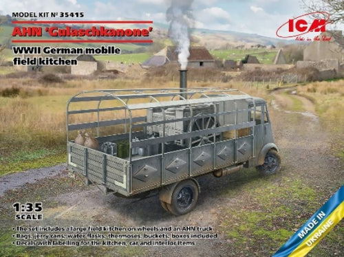 【ハセガワ ICM】ドイツ AHN 'Gulaschkanone' 野戦炊事車