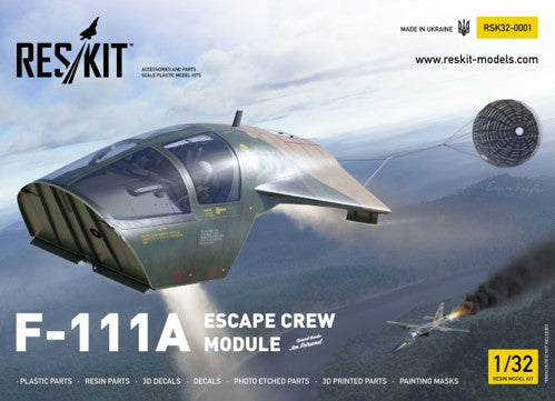 【レスキット】1/32 F-111A クルーモジュール