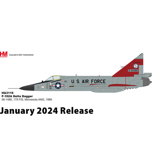 【ホビーマスター】1/72 F-102A デルタダガー