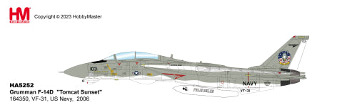 【ホビーマスター】1/72 F-14D トムキャット “VF-31 トムキャット・サンセット 2006″