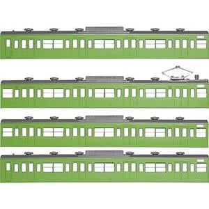 【グリーンマックス】国鉄(JR)103系 低運・非ユニット窓・冷改車・ウグイス 基本4両編成ボディキットA