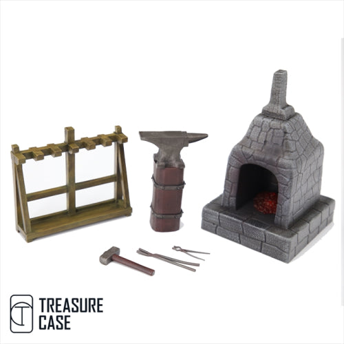 【TREASURE CASE】TREASURE CASE 1/12スケール鍛冶屋道具セット ※輸入品の為、パッケージ不良による返品・交換不可